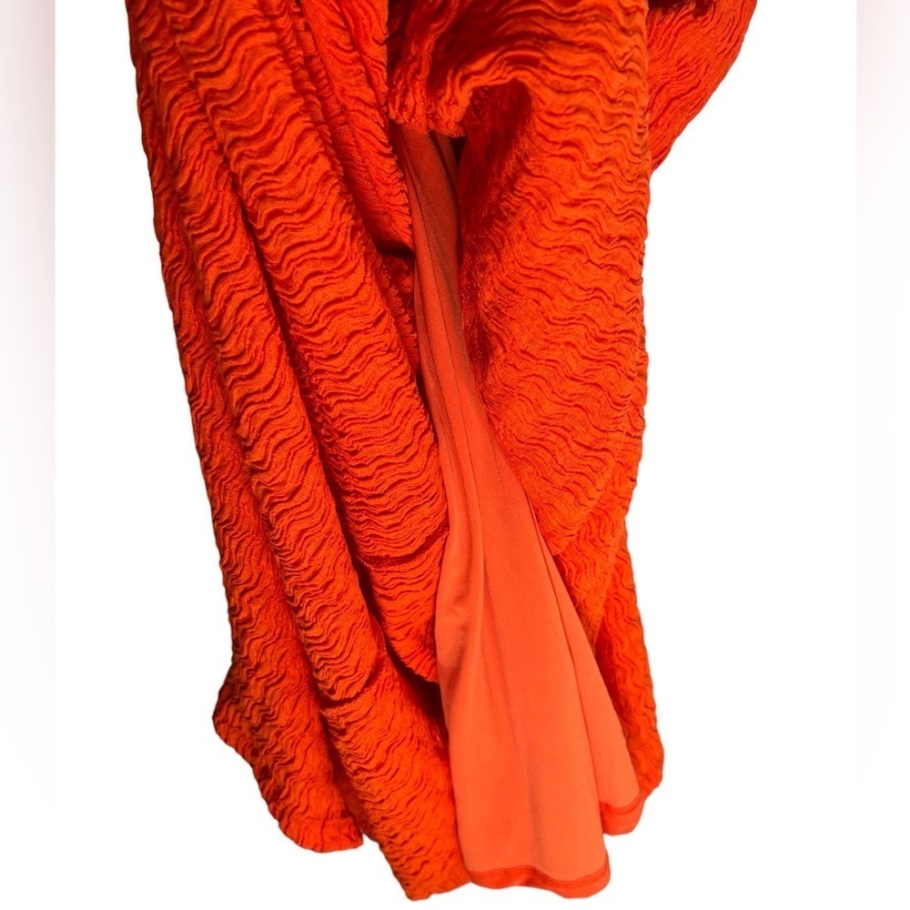 NWOT Free People Eleni Beach Bodycon Maxi Dress In Orange - Picture 6 of 12